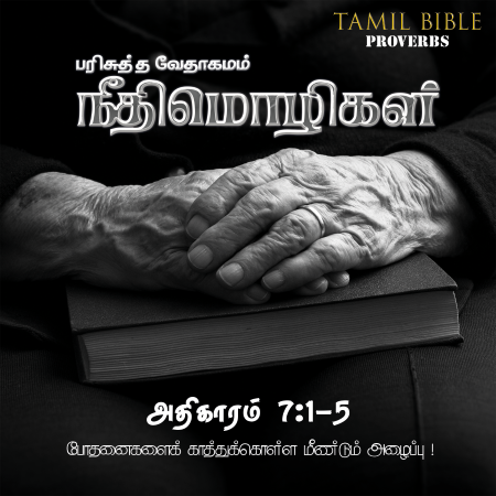 நீதிமொழிகள் 7,1-5
