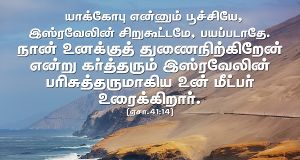 யாக்கோபு என்னும் பூச்சியே பயப்படாதே