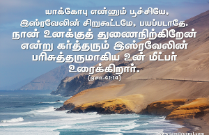 யாக்கோபு என்னும் பூச்சியே பயப்படாதே