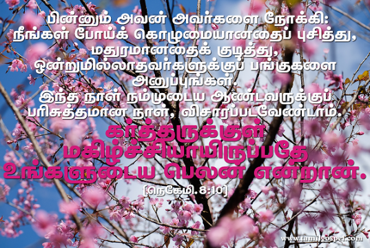 கர்த்தருக்குள் மகிழ்ச்சியாயிருப்பதே உங்களுக்கு நலம்