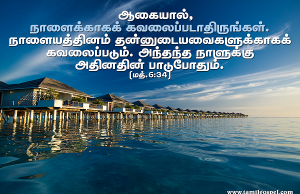 நாளைக்காகக் கவலைப்படாதிருங்கள்