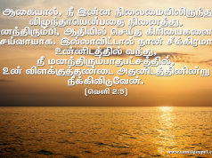 மனந்திரும்பி ஆதியில் செய்த கிரியைகளைச் செய்வாயாக