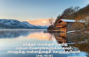 அவருக்கு என்னத்தைச் செலுத்துவேன்