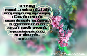 உமது இரட்சணியத்தின் சந்தோஷத்தைத் திரும்பவும் எனக்குத் தாரும்