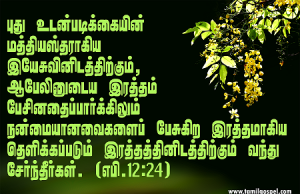 தெளிக்கப்படும் இரத்தத்தினிடத்திற்கும் வந்து சேர்ந்தீர்கள்