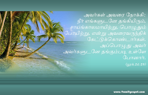 நீர் எங்களுடனே தங்கியிரும்