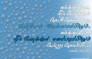 கர்த்தாவே, நீர் எனக்குச் சகாயராய் இரும்