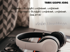 அன்பே உமக்காக நான் பாடுவேன்